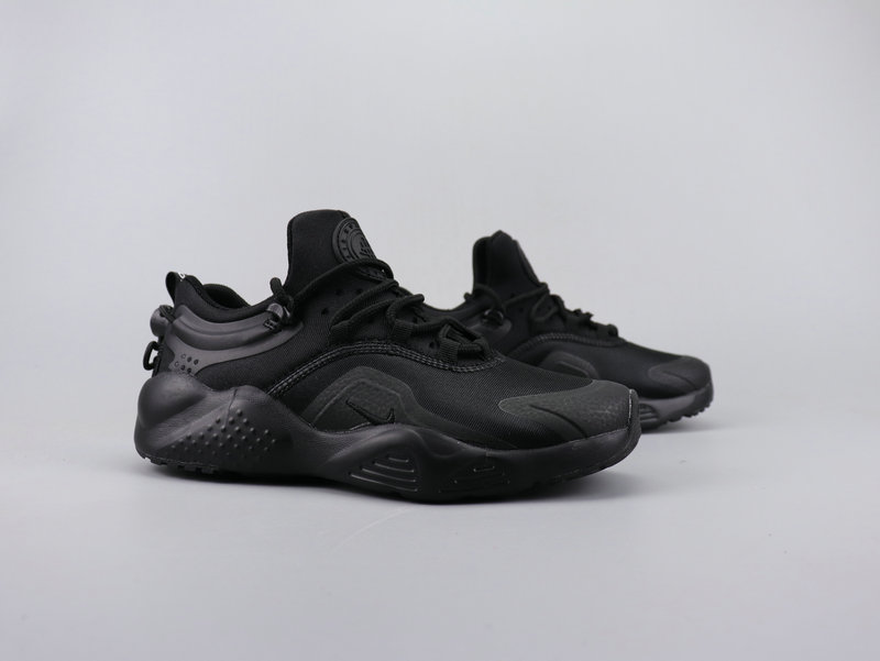 Women Nike Air Huarache 8 All Black Shoes - Click Image to Close